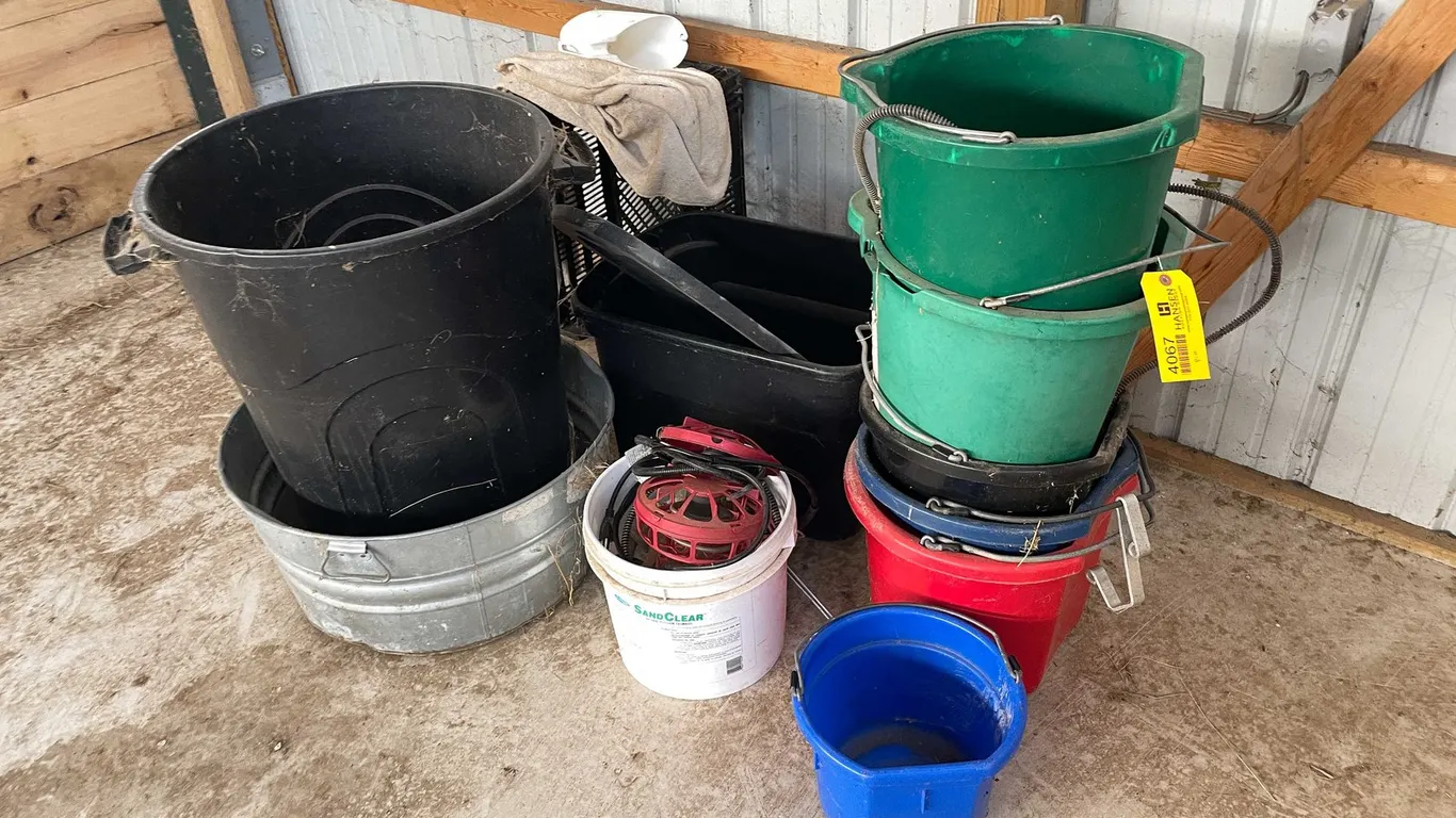 Assortment of Buckets