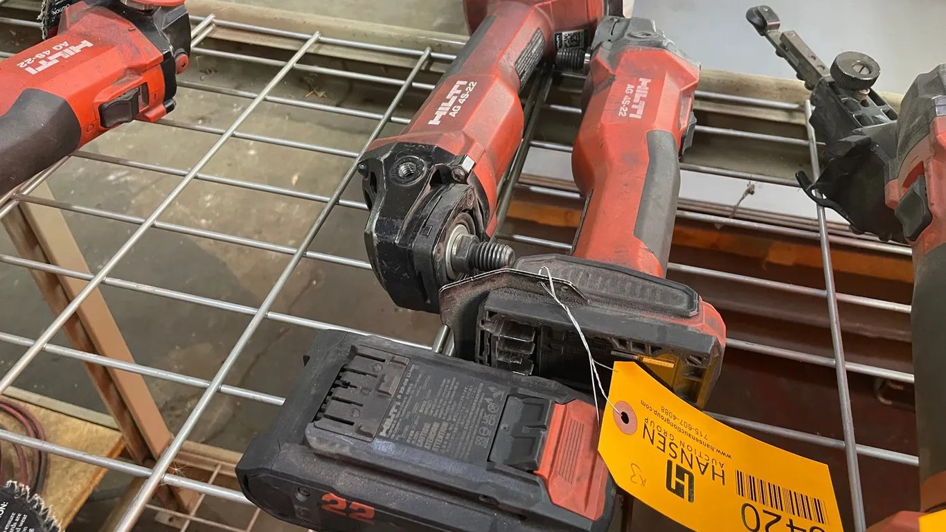 (2) Hilti AG 4S-22 Angle Grinder