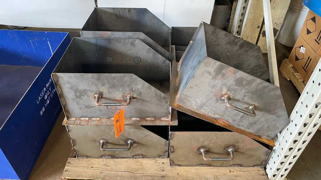 Fabricated Organizer Bins and Storage Box