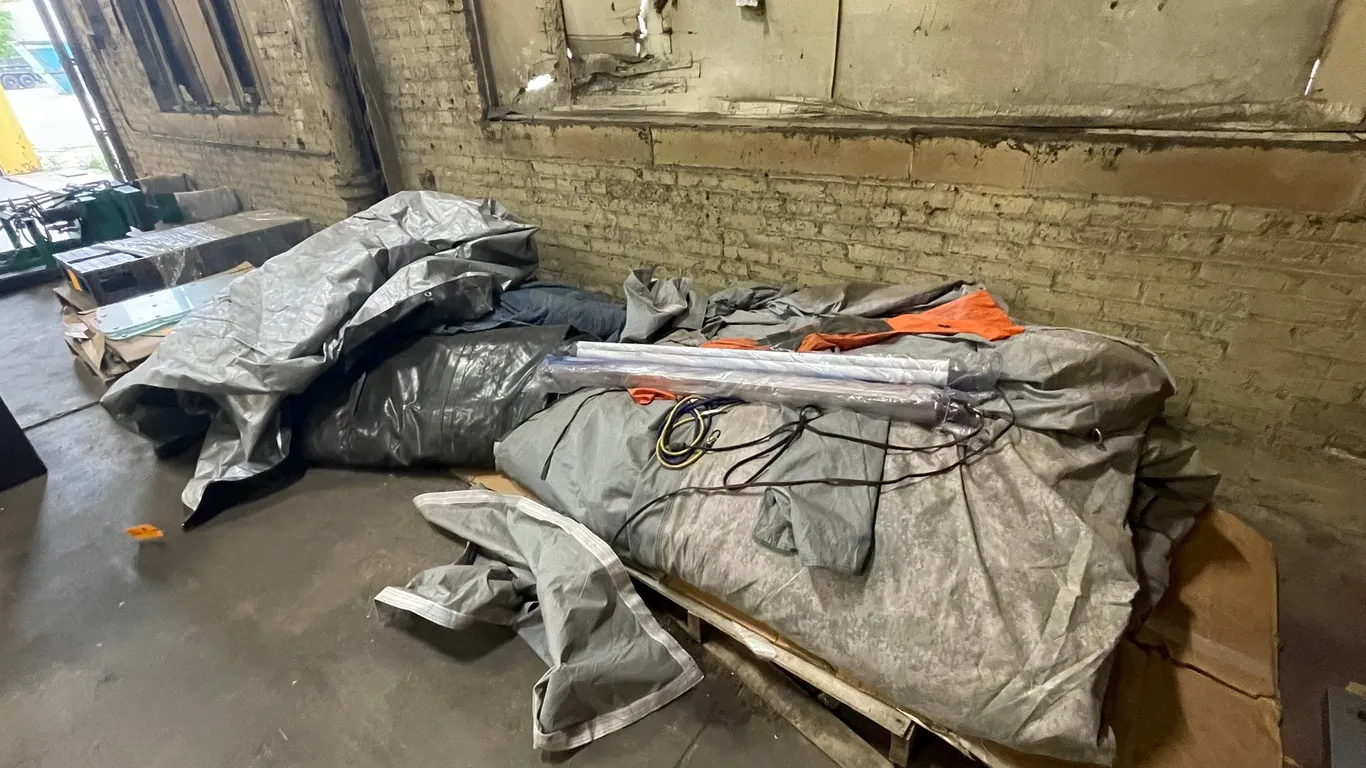 Various Tarps and Moving Blanket