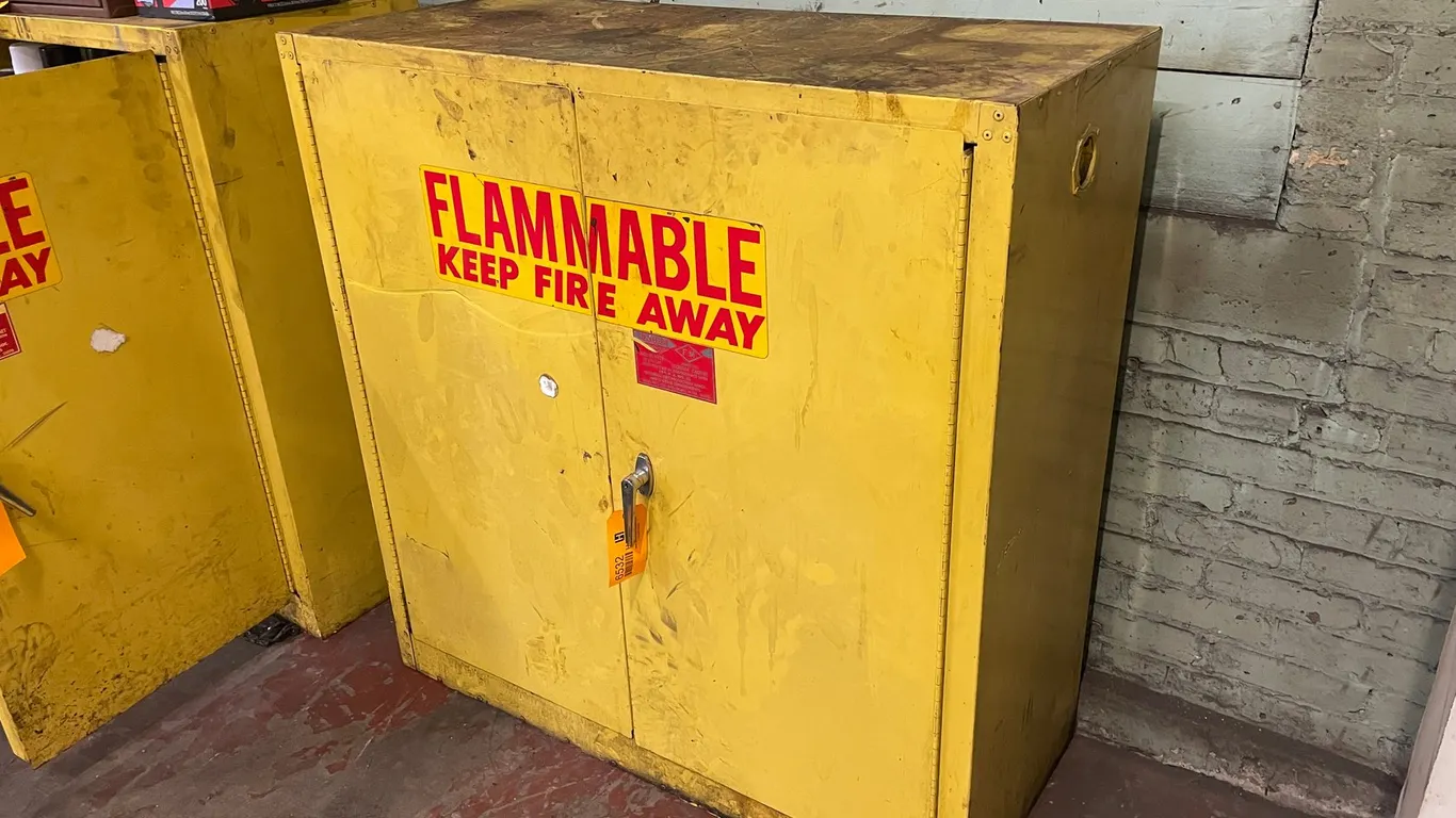 Fire Proof Cabinet With Content
