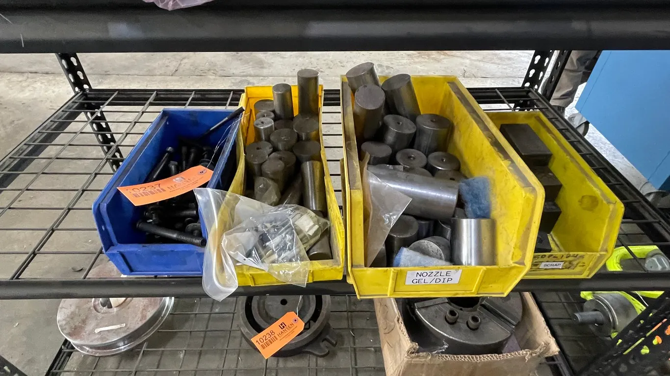 Various Cylindrical Metal Shafts