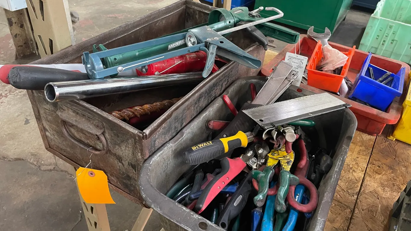 (2) Bins of Shop Supplies
