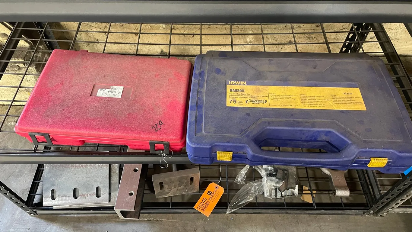 Erwin Tap and Die Set and Steel Pin Gauge Set
