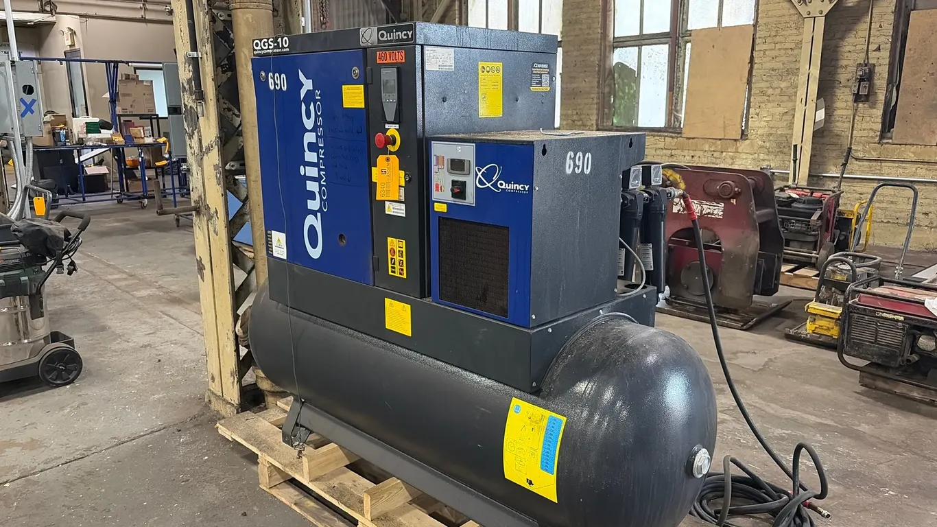 2020 Quincy QGS-10 Rotary Screw Air Compressor