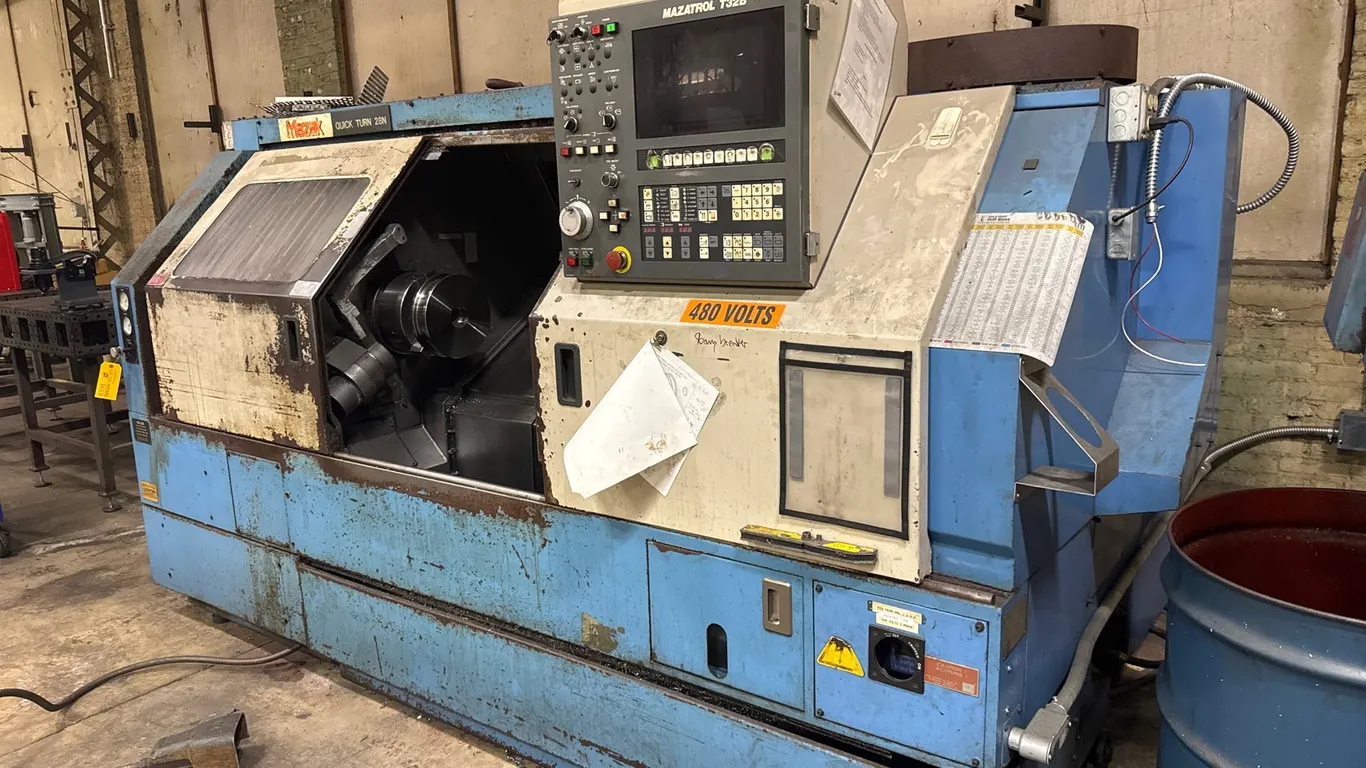 1991 Mazak Quick Turn 28N CNC Lathe