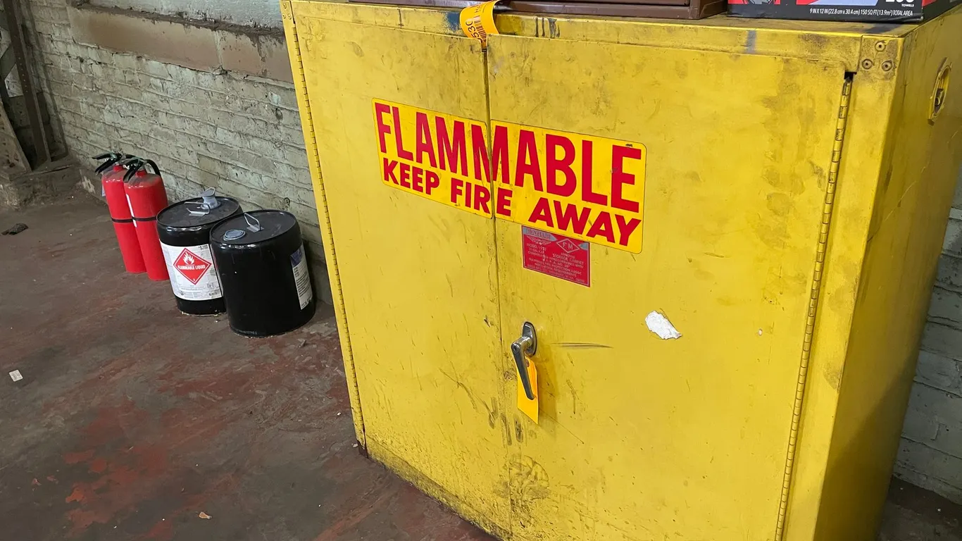 Fire Proof Cabinet With Content