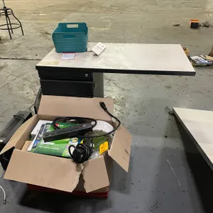 Office Desk and Office Supplies