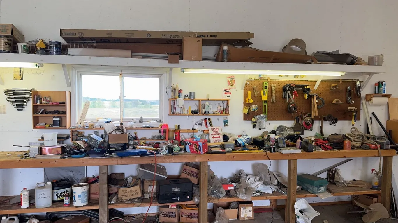 Large Mixed Lot of Hand Tools, Hardware, and Workshop Supplies
