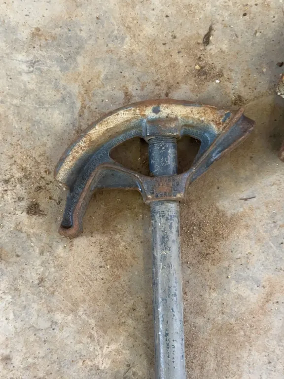 3 Metal Conduit Benders on Metal Handles