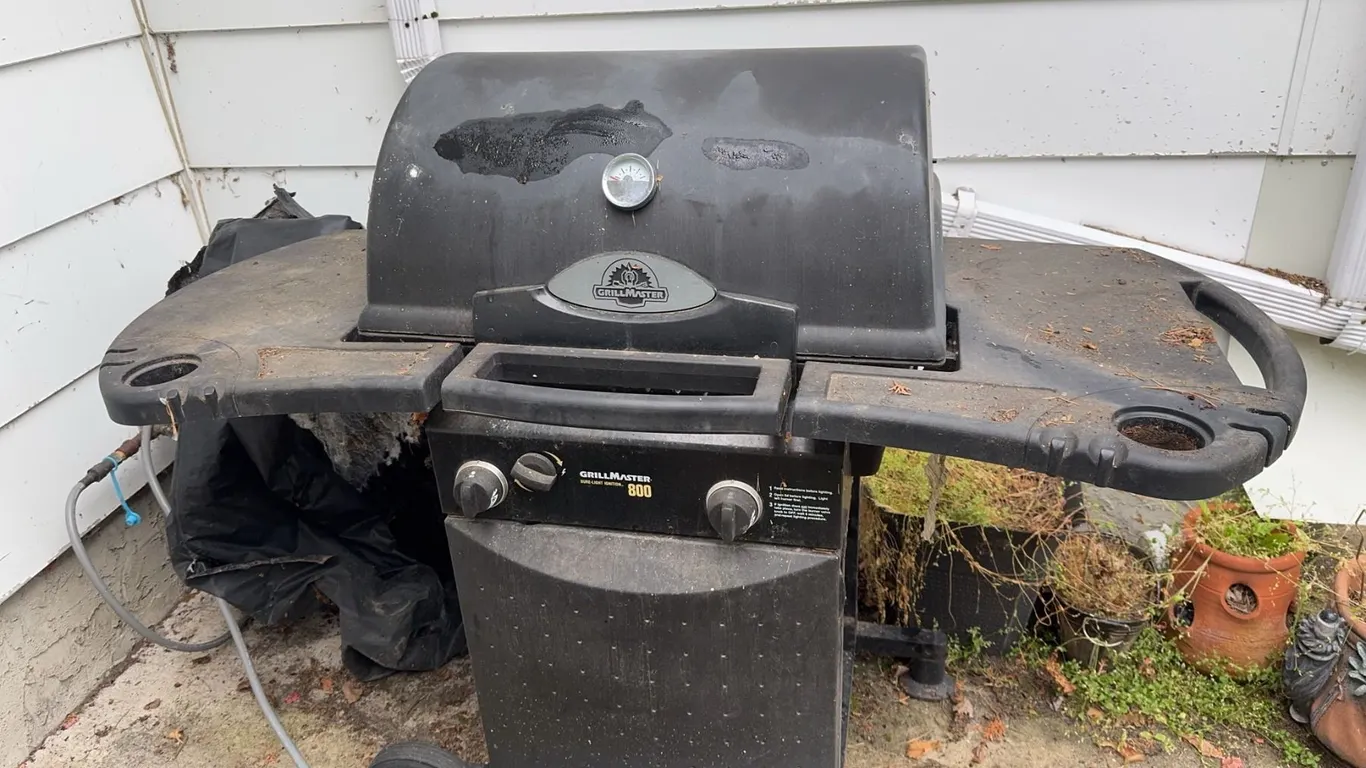 GrillMaster 800 Propane Gas Grill with Side Shelves