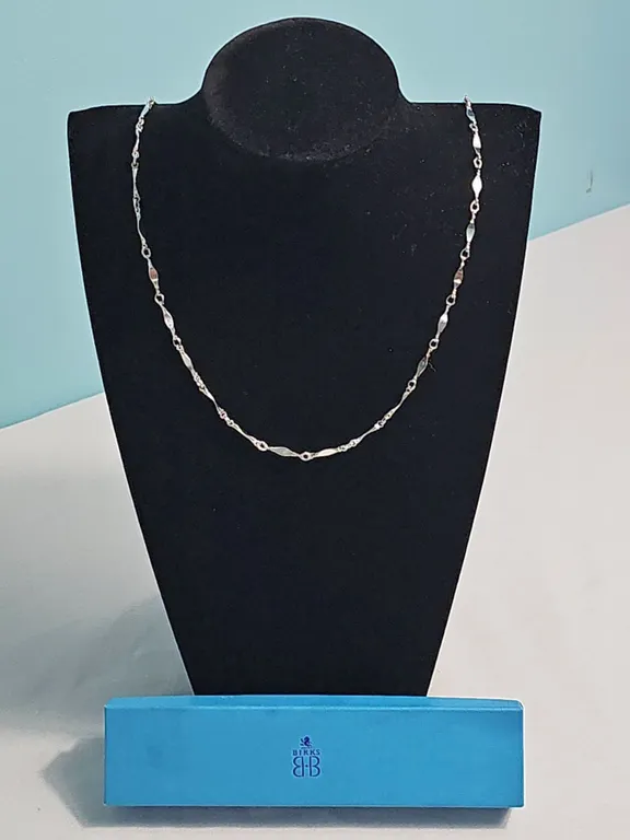 Birks Sterling Silver Necklace with Original Box