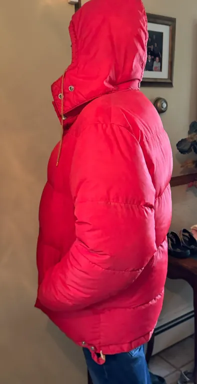 Vintage Spring Calgary 100% Pure Down Hooded Jacket Size M