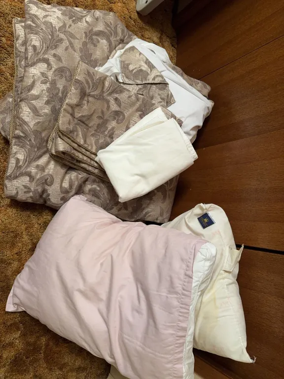 Queen Bedding Lot with Decorative Comforter and Pillowcases