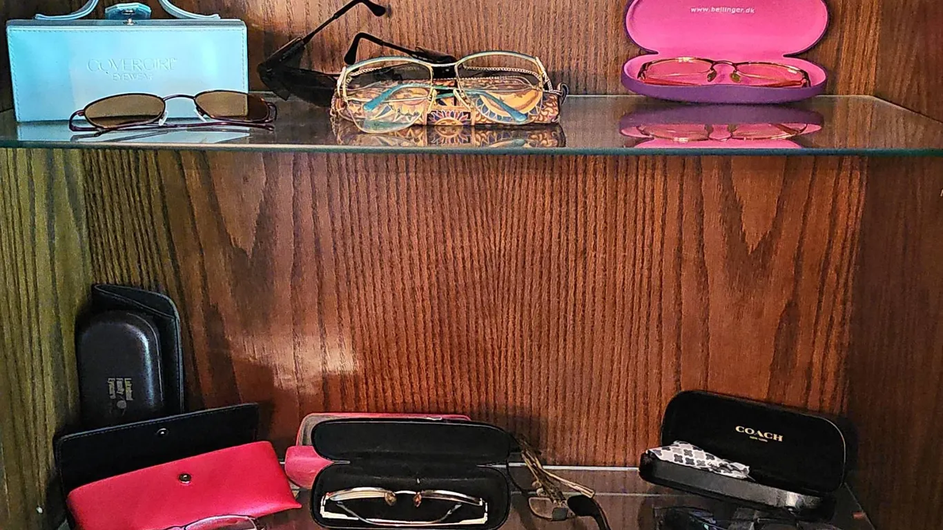 Eyeglasses and Sunglasses With CoverGirl, Bellinger, Coach Cases
