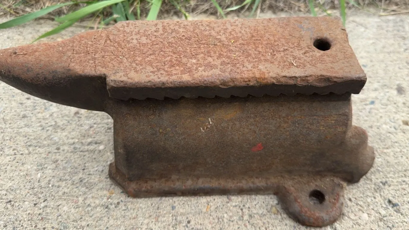 Cast Iron Railroad Track Anvil Section