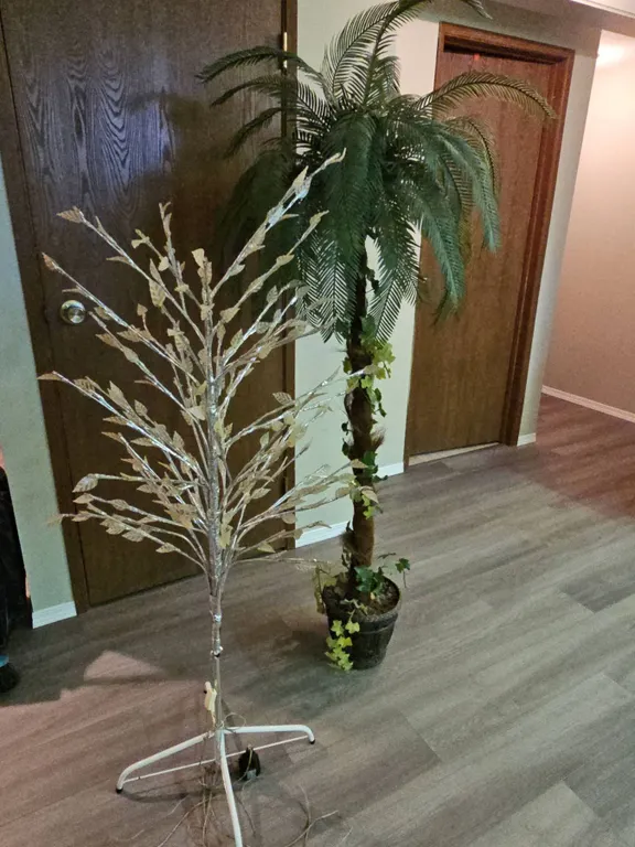Artificial Plants and Decorative Tree Lot