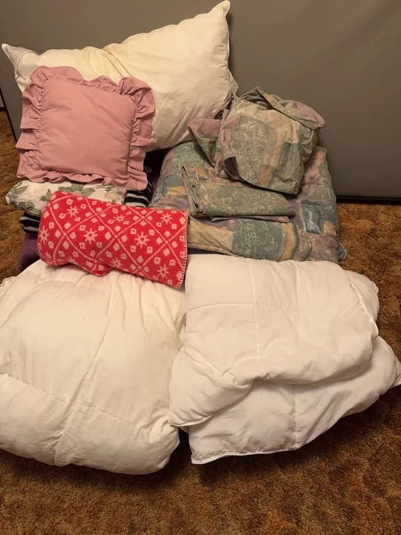 Bedding Bundle With Comforters, Pillows, and Linens