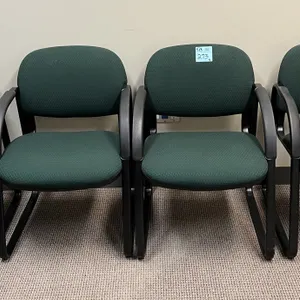 4 office armchairs