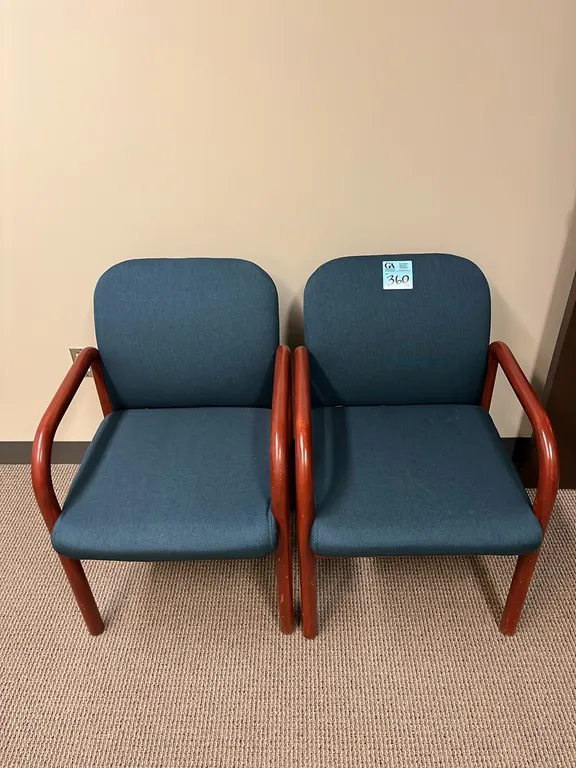 2 office armchairs
