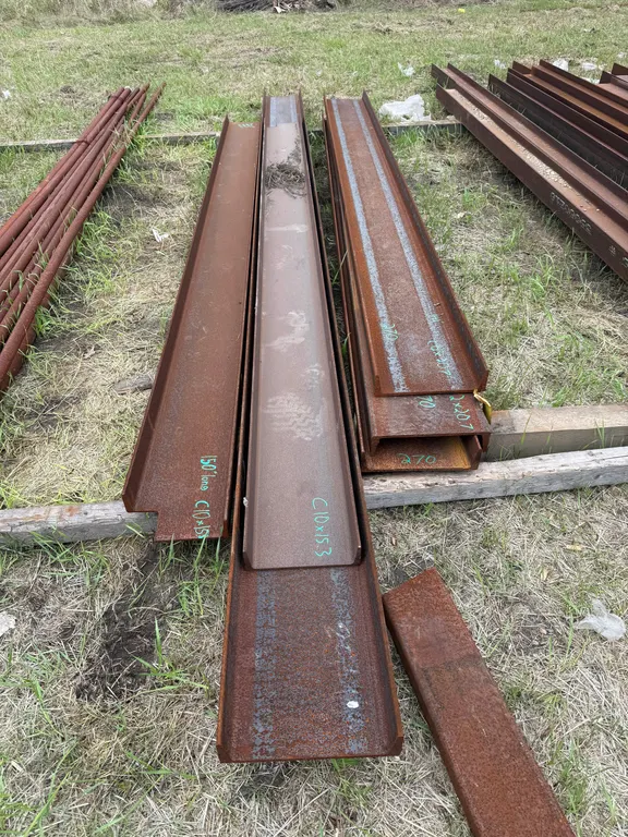 4 C12x20.7 2 C10x15.3 C Channel *Stored Outside* Structural Steel