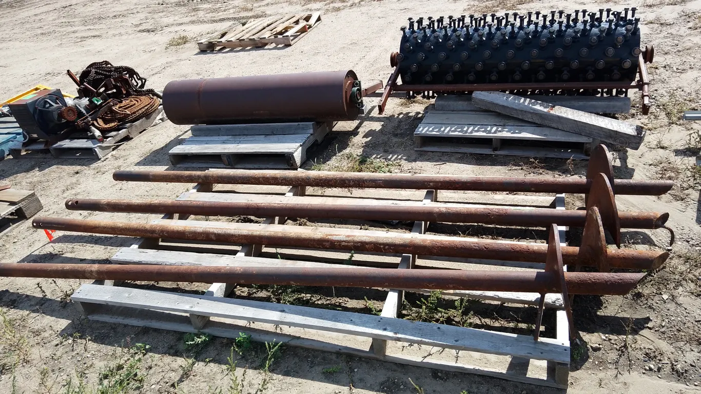 4 Screw Piles, 10’8” long each