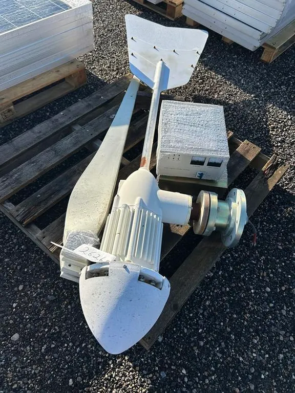 Disassembled Horizontal Axis Wind Turbine Generator Kit