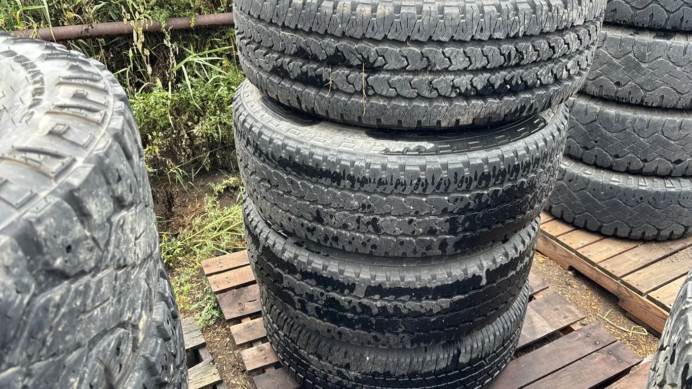 (4) 18" Transforce 265/70R18 off 2018 GMC Sierra 3500 with Rims