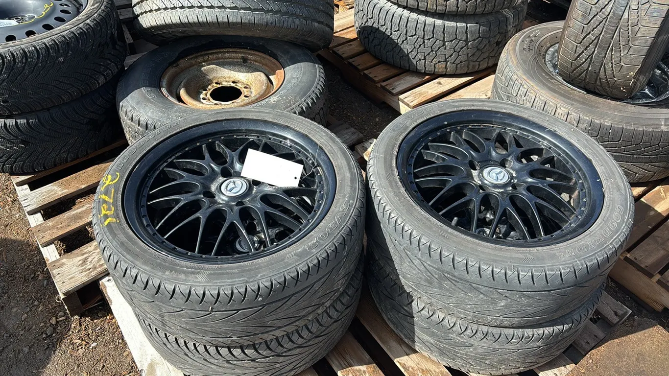 (4) Goodride 215/45ZR17 Tires with 4 Bolt Rims