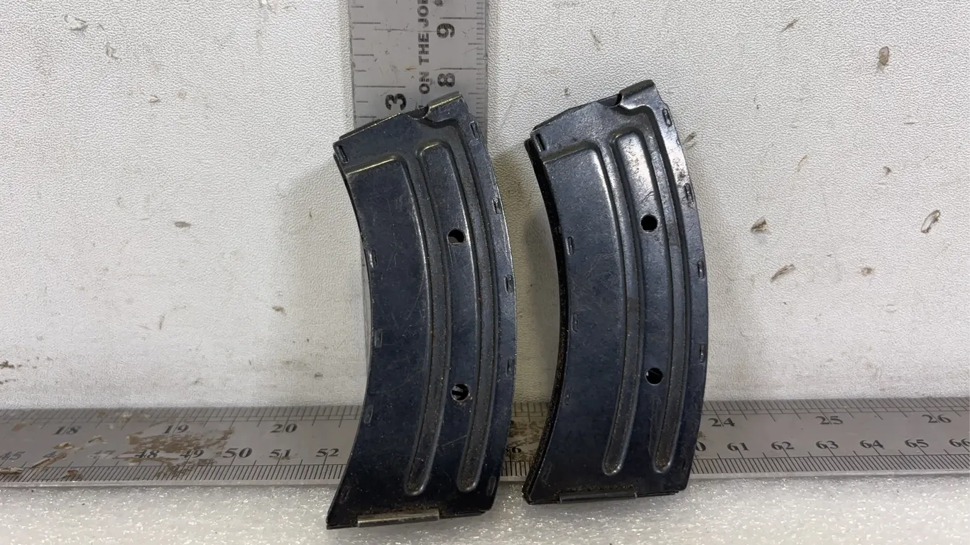 2 x Savage .22LR Calibre Rifle Magazines, 3 1/4" *Unreserved*