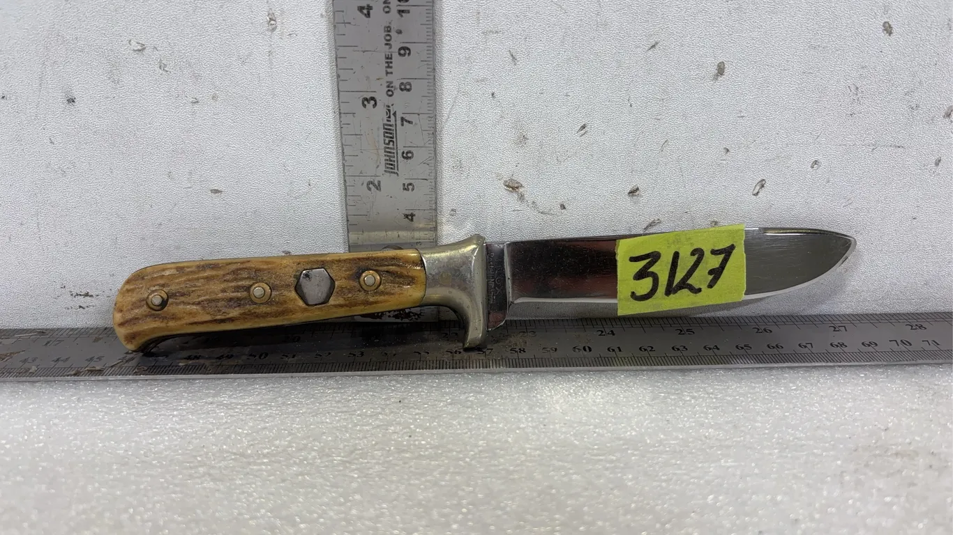 Vintage Puma Handarbelt Knox Knife Model 3589, 9" OAL, 4 3/4" Blade Length *Unreserved*