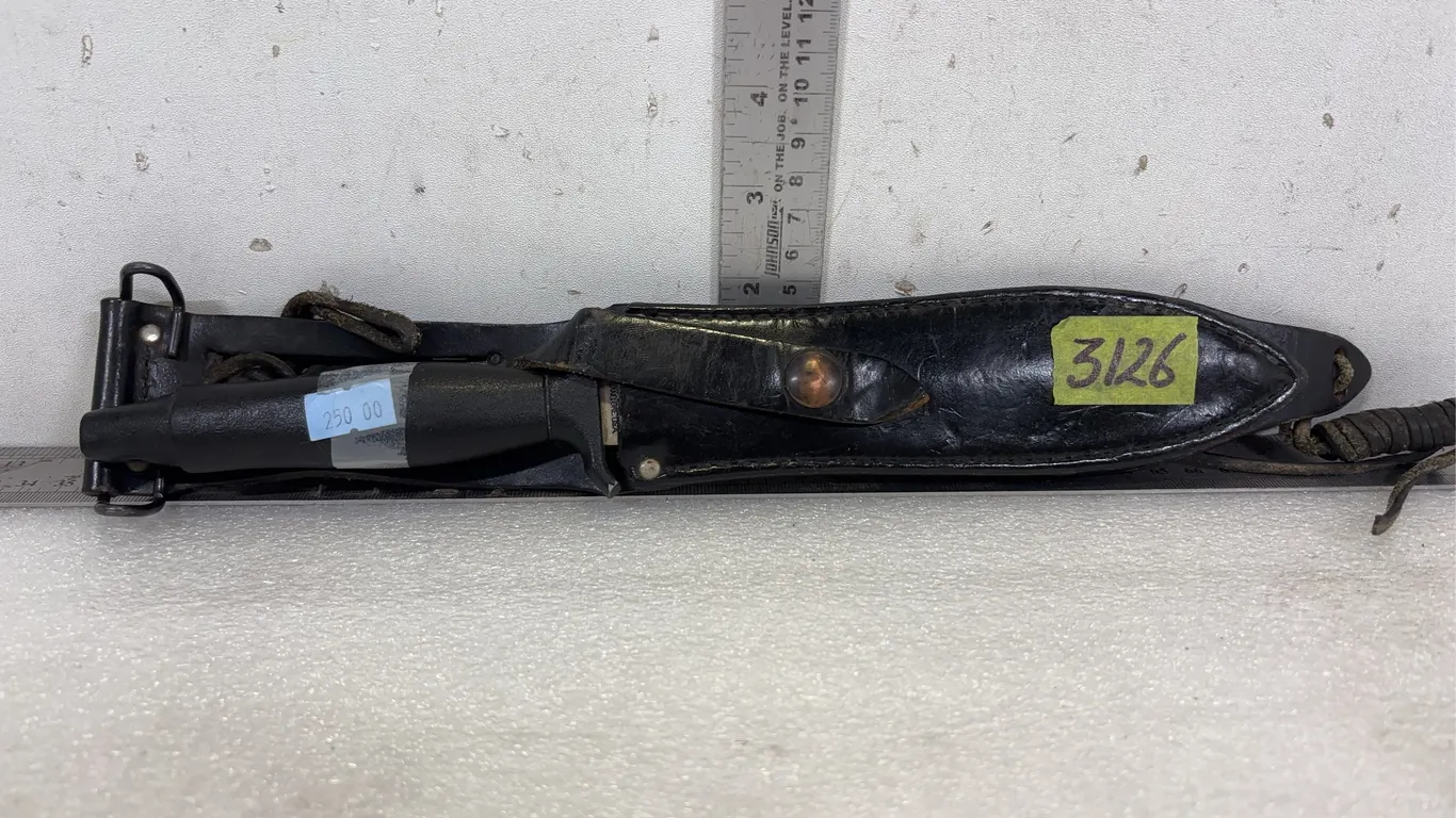 Gerber Double Edge Serrated Knife, Model 094304, 12" OAL, 7" Blade Length *Unreserved*