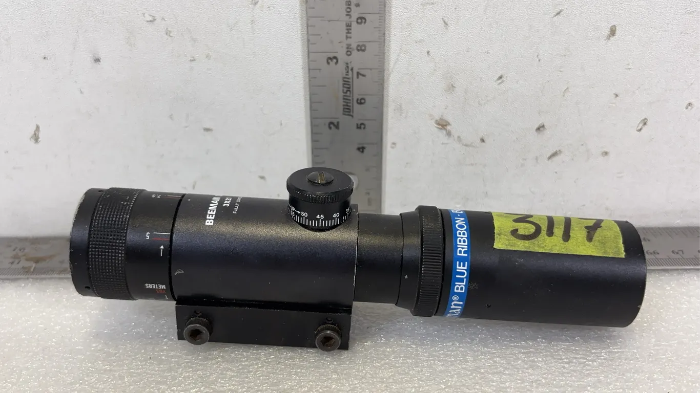 Beeman Blue Ribbon SS2 3 x 21 Firearm Scope, Weaver Mount, 7" L,*Unreserved*