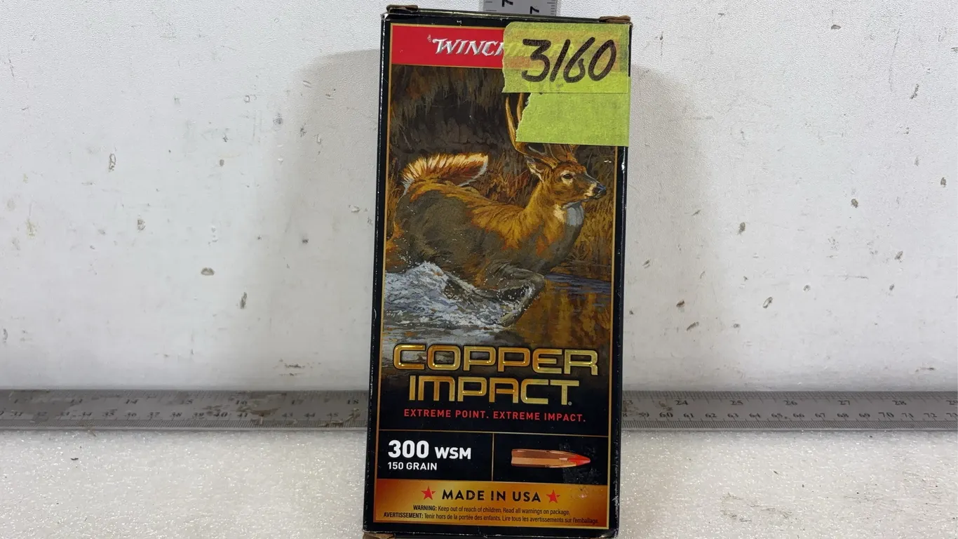 Box of Winchester Copper Impact 300 WSM, 150 Grain, 20 Rounds *Unreserved*