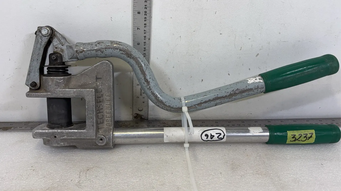 Greenlee Stud Punch Handheld, approx. Dimensions of Lot 20" x 8" *Unreserved*