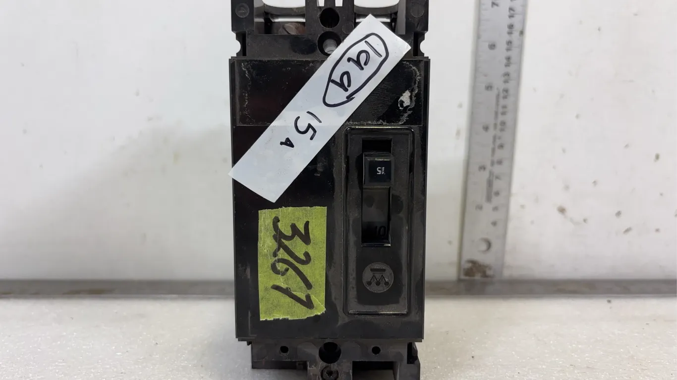 Large 2P15A Breaker, approx. Dimensions of Lot 6" x 3" x 3 1/2" *Unreserved*