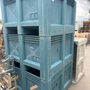 MACRO BIN PLASTIC BULK CONTAINERS - QTY (5)
