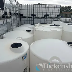 ASSORTED WHITE POLY STORAGE TANKS