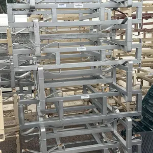 STACK OF METAL DOUBLE BARREL RACKS