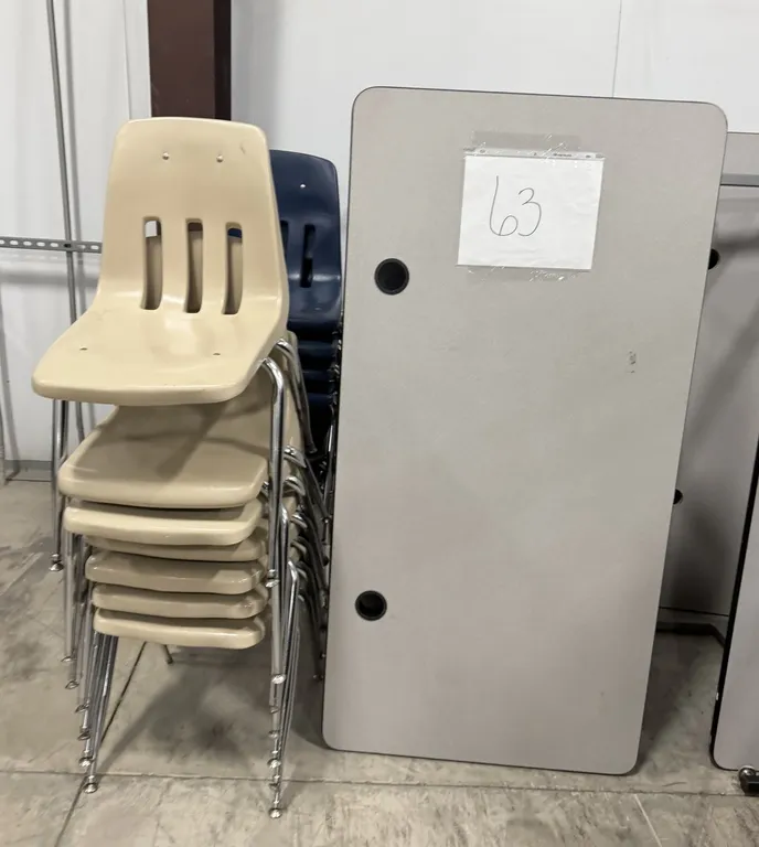Computer Tables and Large Chairs