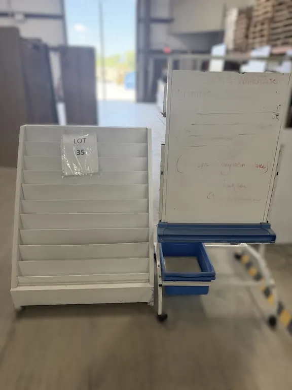 Easel and Bookshelf