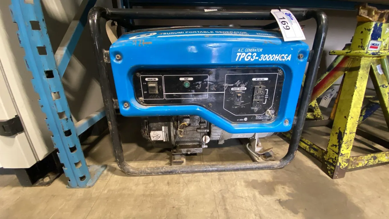 TSURUMI TPG3-3000HCSA GAS POWERED PORTABLE GENERATOR
