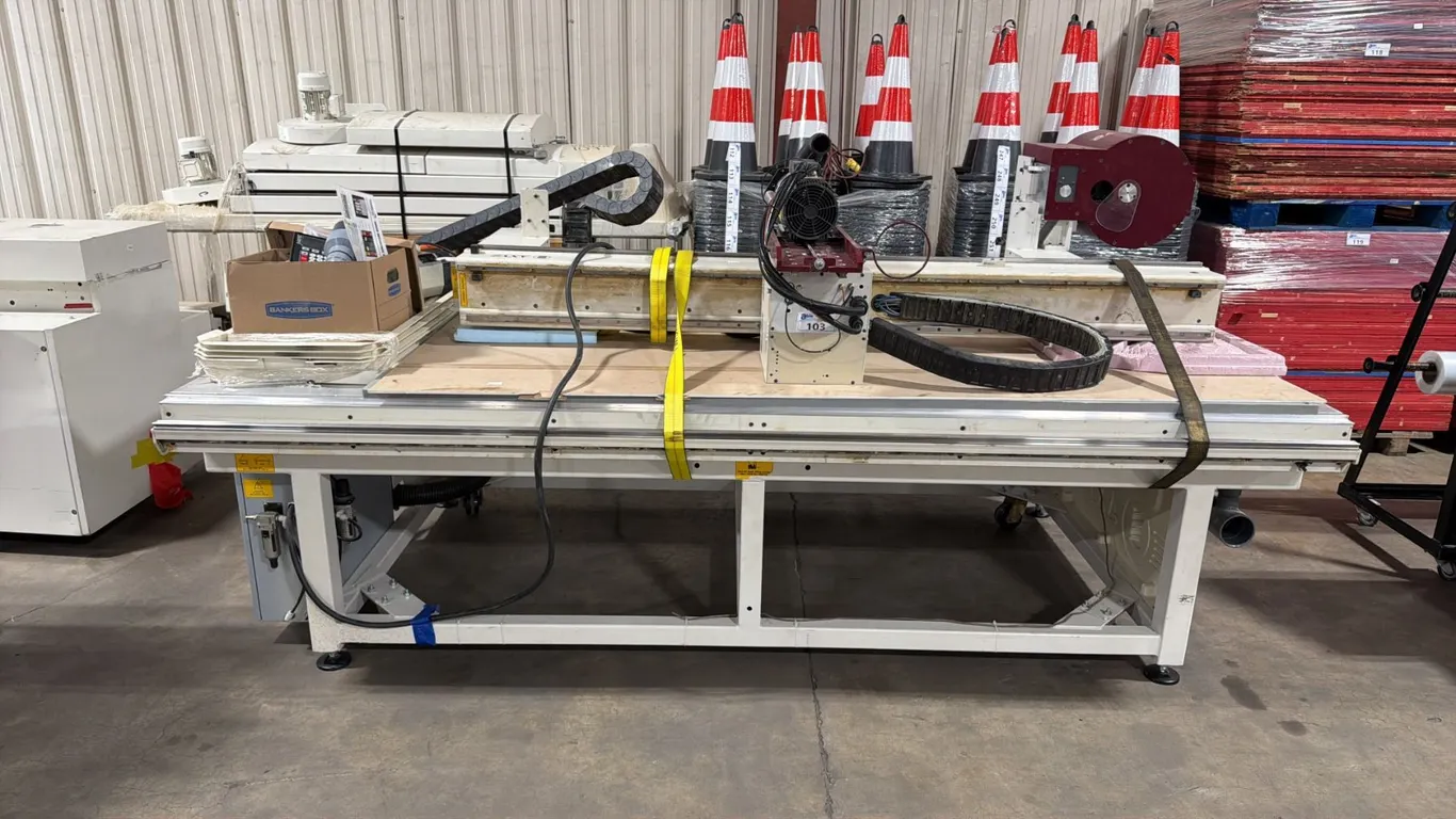 AXYZ AUTOMATION 4008 ATC 5' X 8' INDUSTRIAL CNC ROUTER MACHINE WITH AUTOMATIC 7-TOOL CHANGER ATC