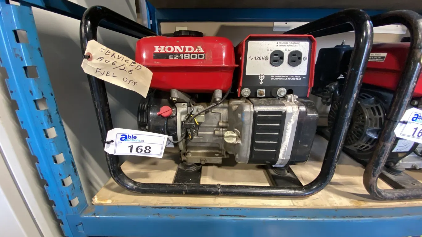 HONDA EZ1800 GAS POWERED PORTABLE GENERATOR
