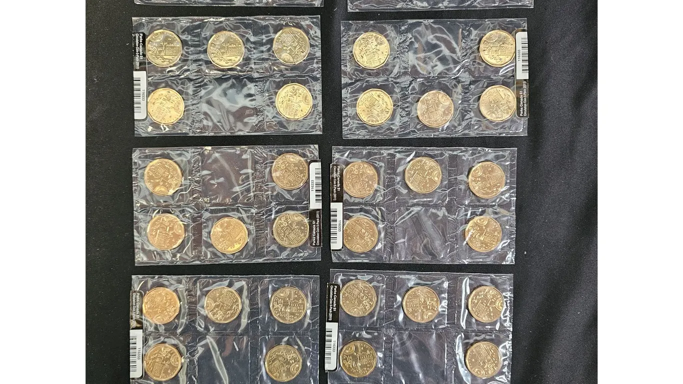 (10) PACKS OF 5 CAD 2011 PARKS CANADA CENTENNIAL $1 COINS