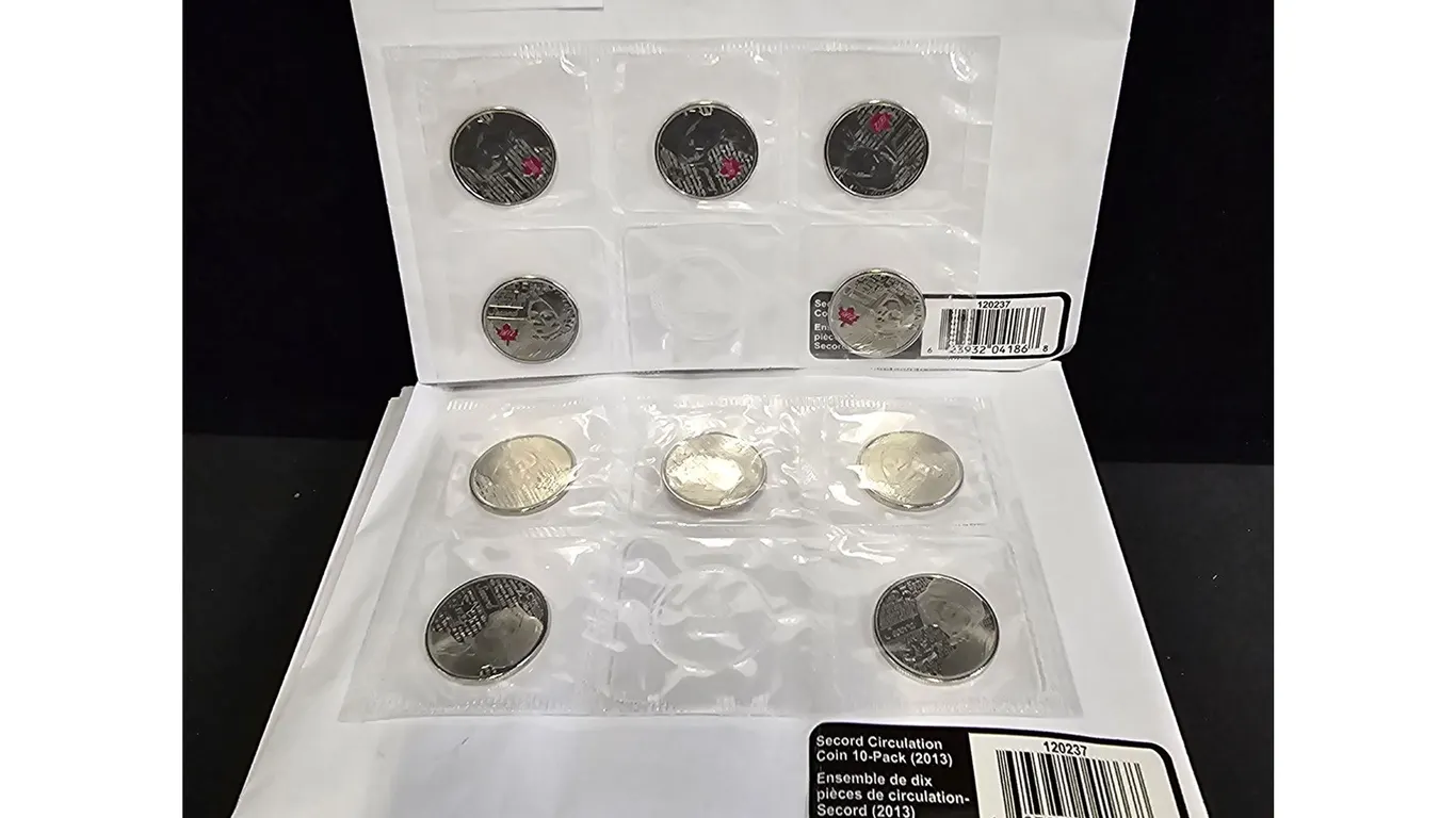 (12) CAD 2013 SECORD CIRCULATION QUARTER SETS & 2013 SALABERRY CIRCULATION QUARTER SETS