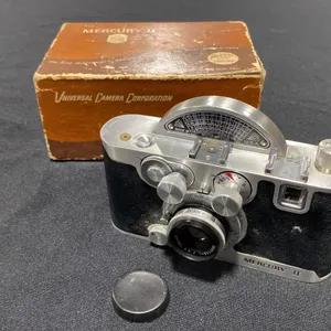 MERCURY II (1/2 FRAME) 35MM FILM CAMERA (1946-48) WITH ORIGINAL BOX (MADE IN USA)