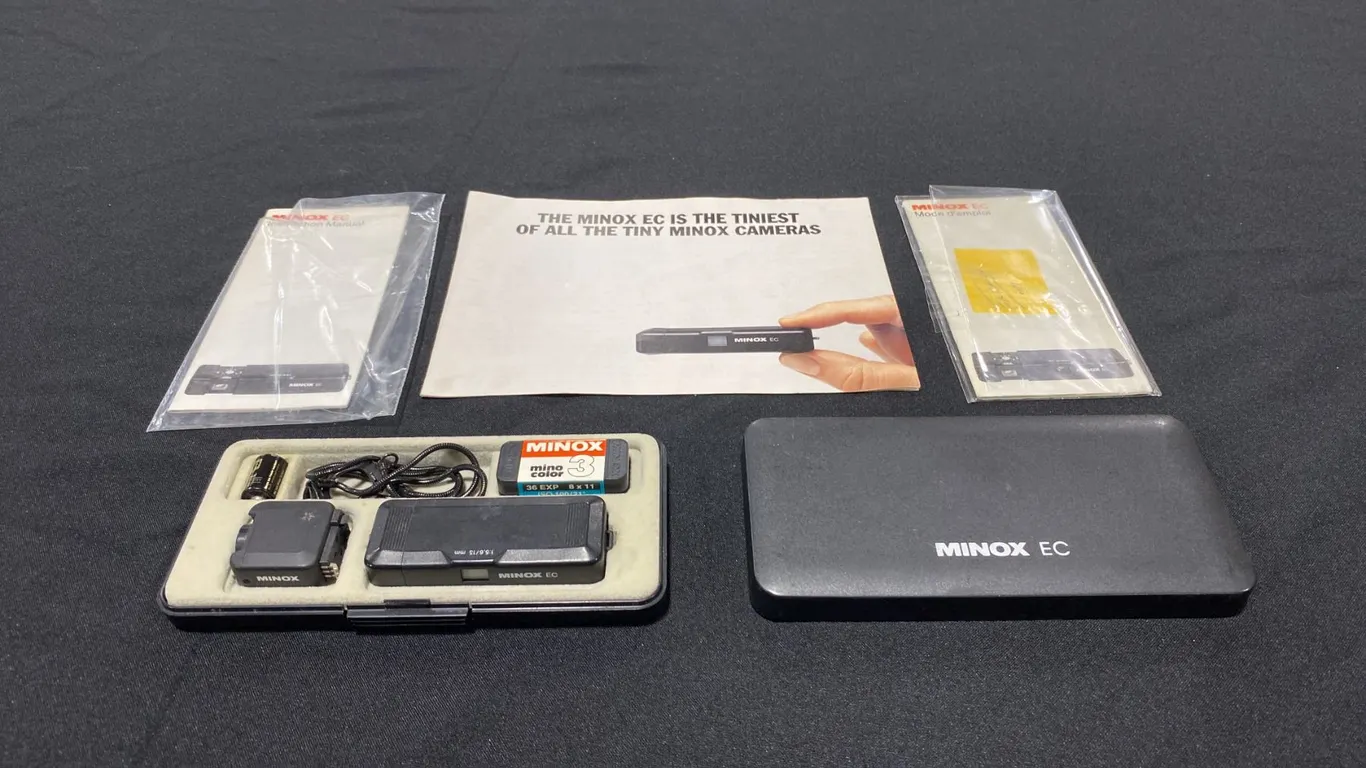 MINOX EC SUBMINIATURE "SPY" CAMERA WITH ORIGINAL BOX (MADE IN GERMANY)
