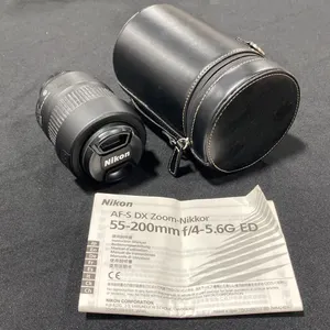 NIKON AF-S DX ZOOM-NIKKOR 55-200MM F/4-5.6G ED CAMERA LENS WITH CASE