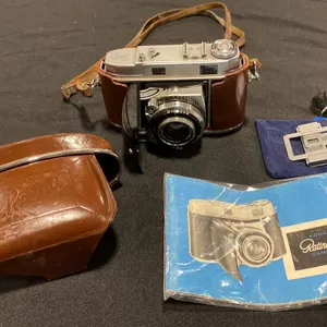 KODAK RETINA IIC 35MM FILM CAMERA WITH ORIGINAL CASE (MADE IN USA)